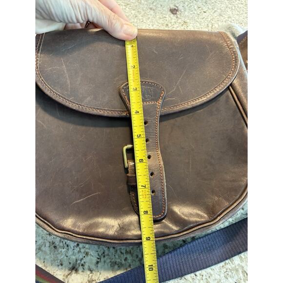 Vtg Abercrombie & Fitch Leather Ammo Shell Cartridge Bag England Crossbody 50's - Picture 12 of 13